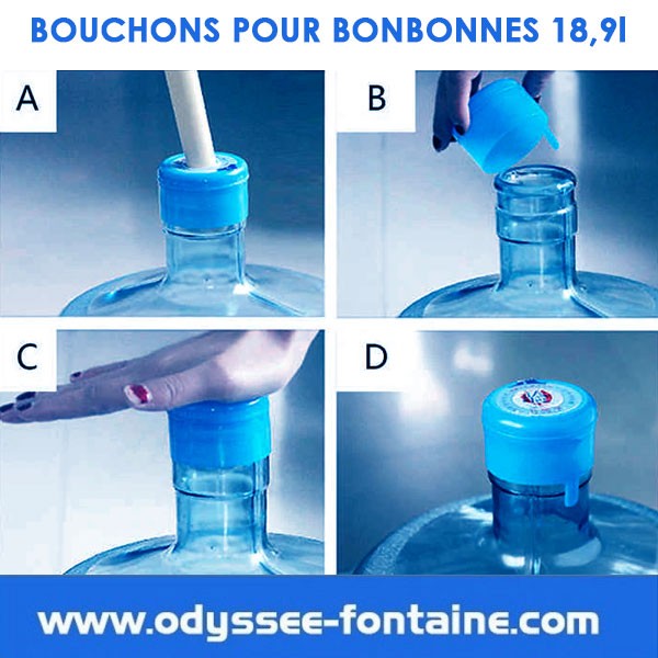 FONTAINE A EAU BONBONNE EAU 5Pcs Bouchon Bouteille eau capuchon