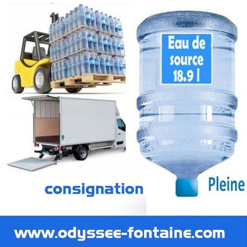 Location Bonbonne à Eau De Source Odysseo Consignée